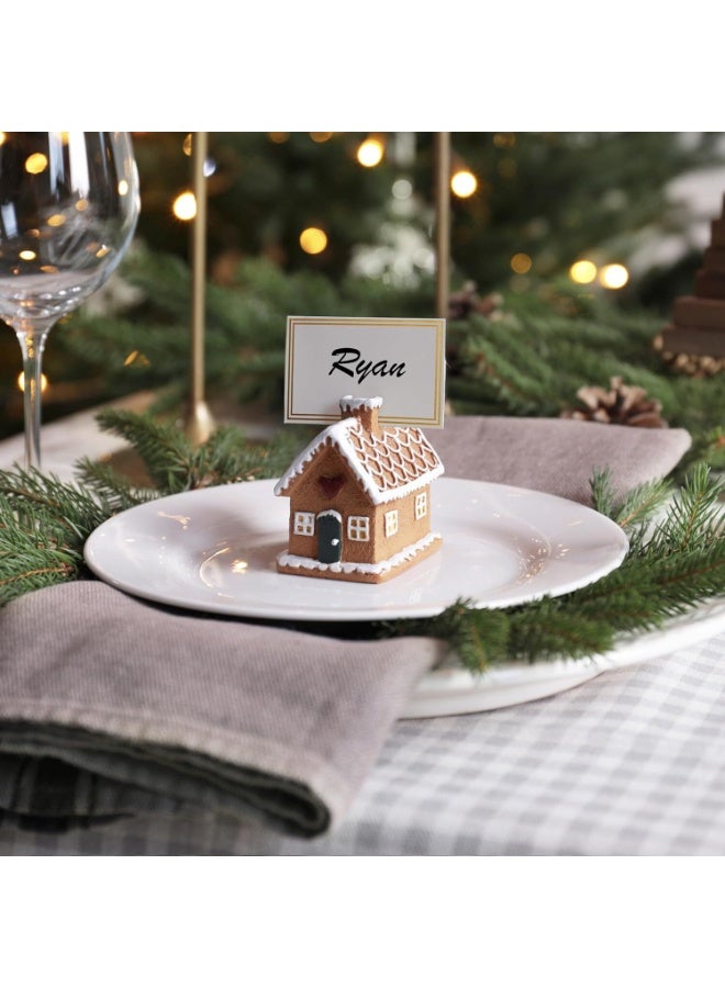 FAYET 50 Pcs Gold Foil Border Table Name Cards, Premium Tent Place Cards for Weddings, Dinner Parties, Events, Escort Cards with Elegant Design - Image 5